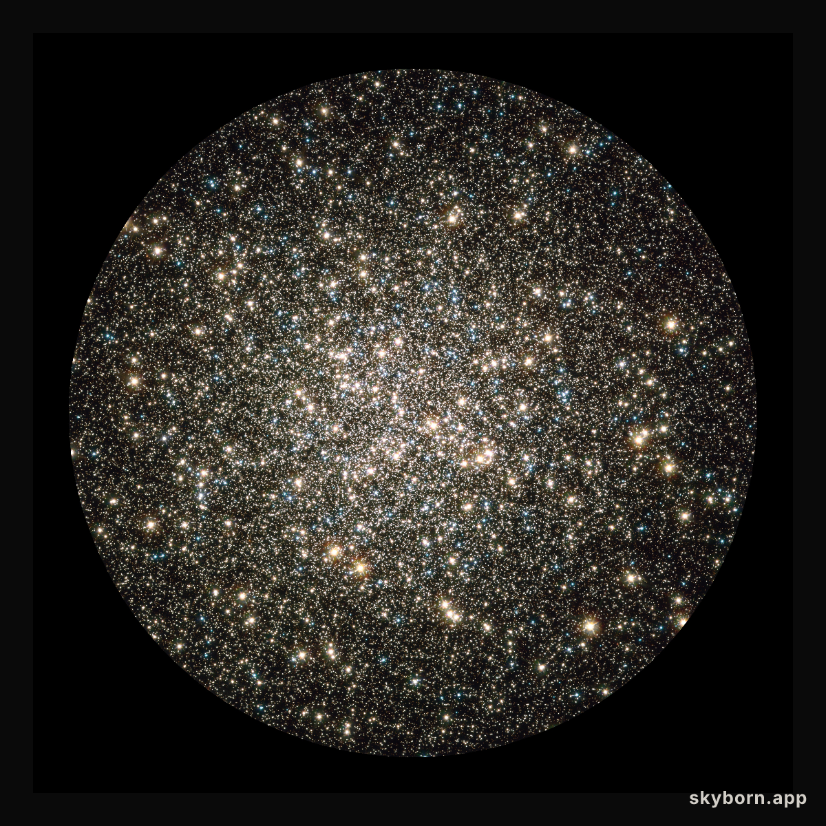 Hubble image of globular cluster M13