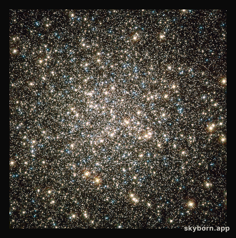 Hubble image of M13's nucleus