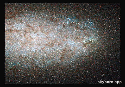 Star-birth party almost over in NGC 2976
