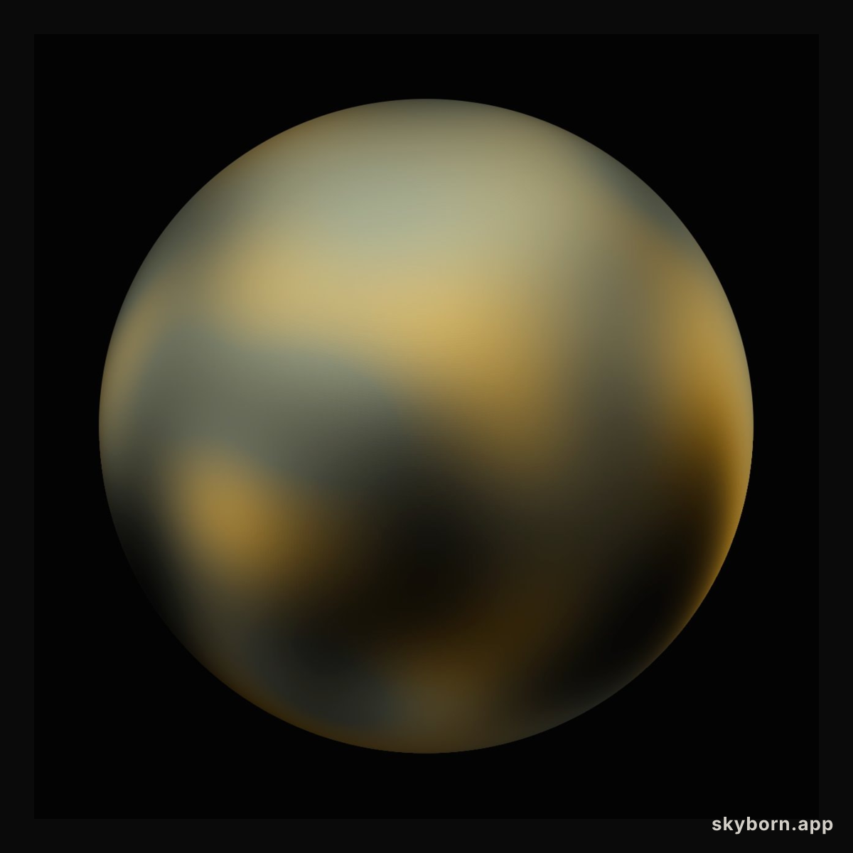 Pluto - 90° longitude