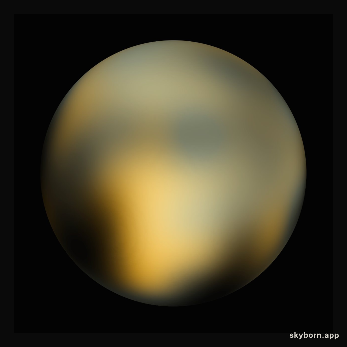 Pluto - 180° longitude