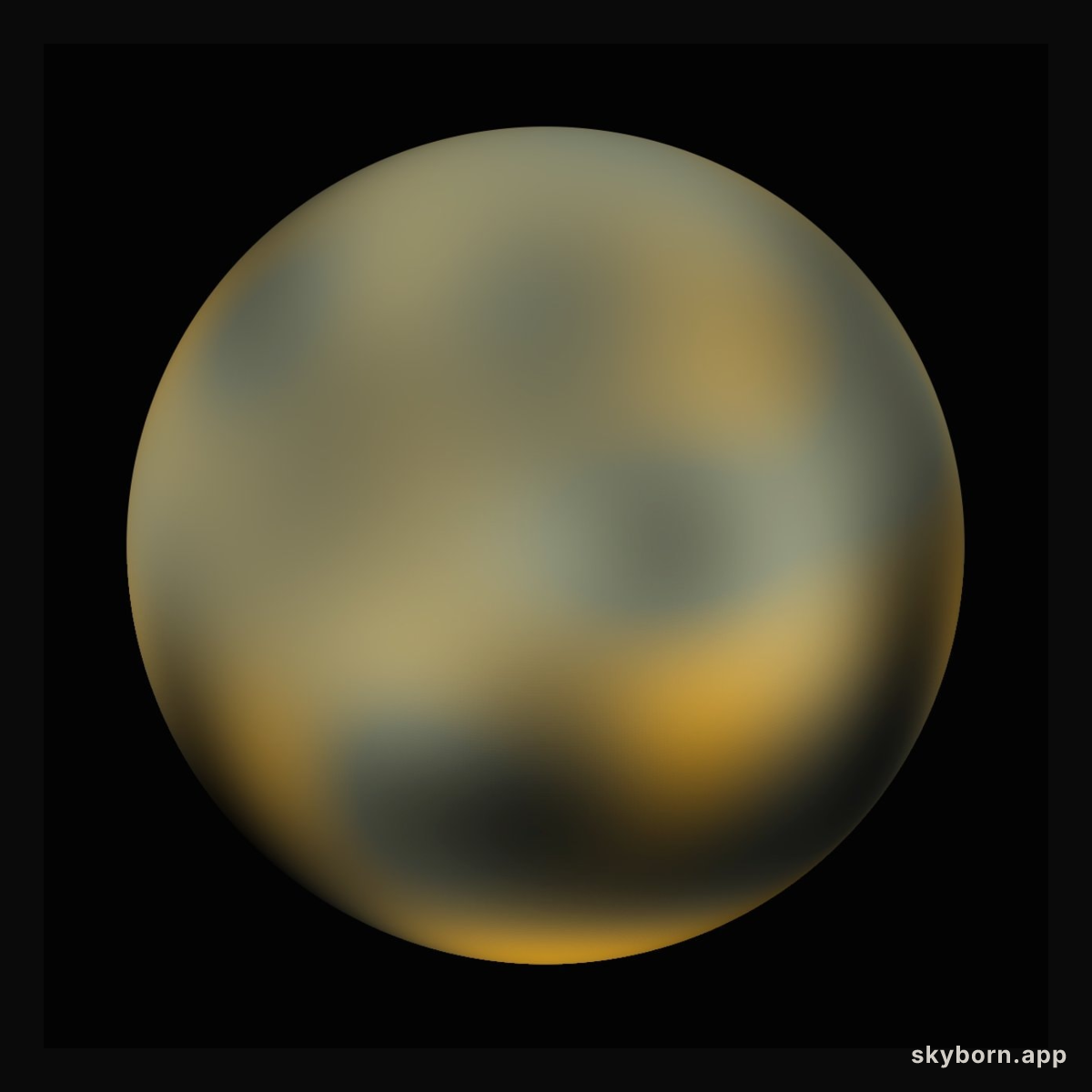 Pluto - 270° longitude