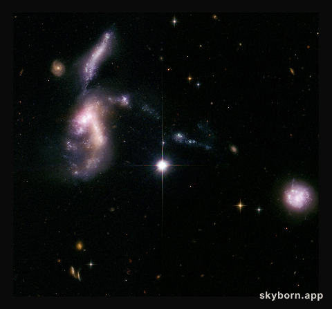 Hickson Compact Group 31: interacting galaxies glow with millions of young stars