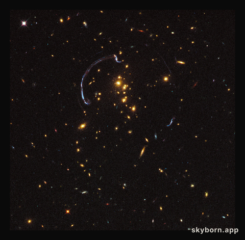 Galaxy cluster RCS2 032727-132623 (uncropped)