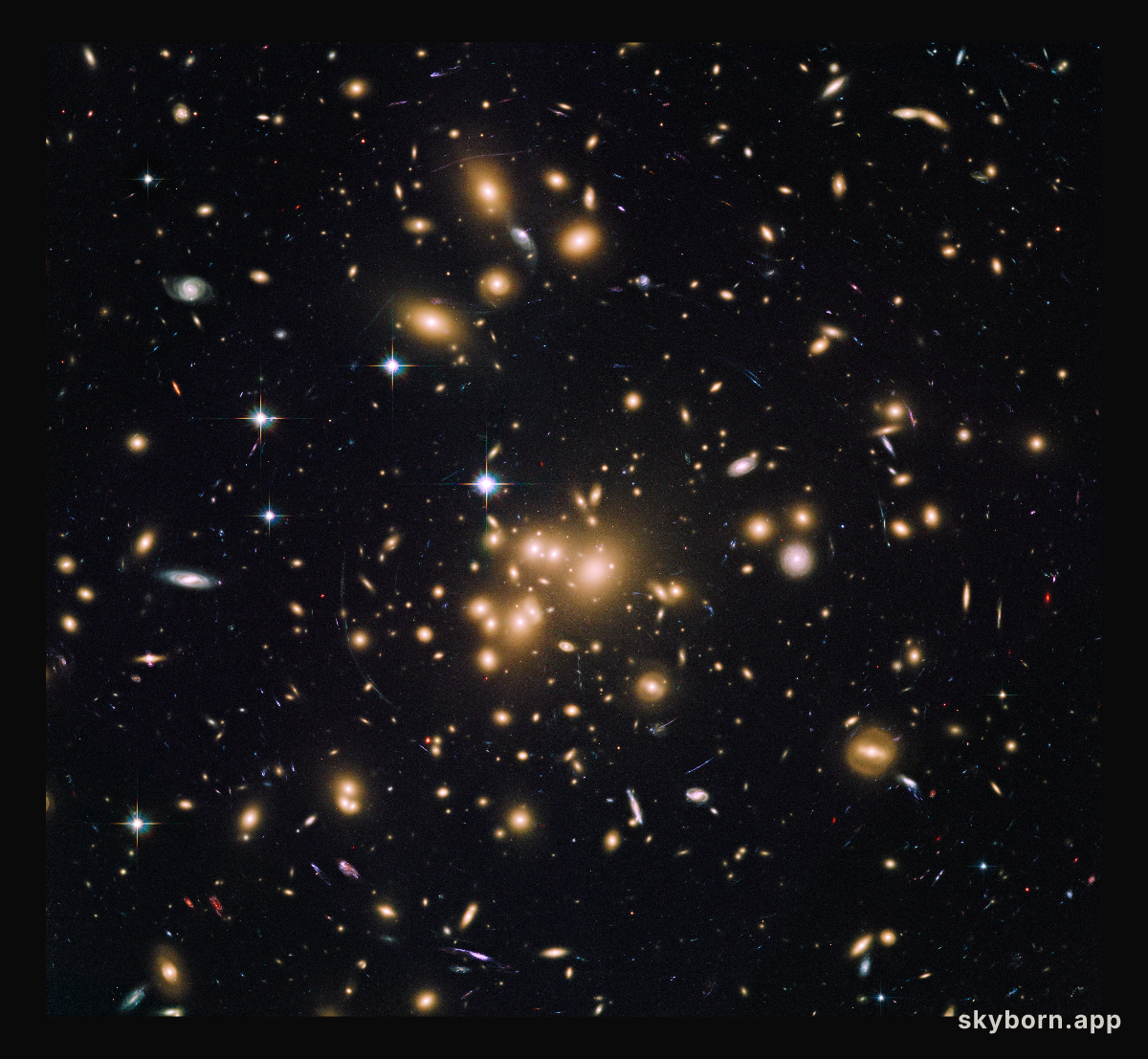 Galaxy cluster Abell 1689