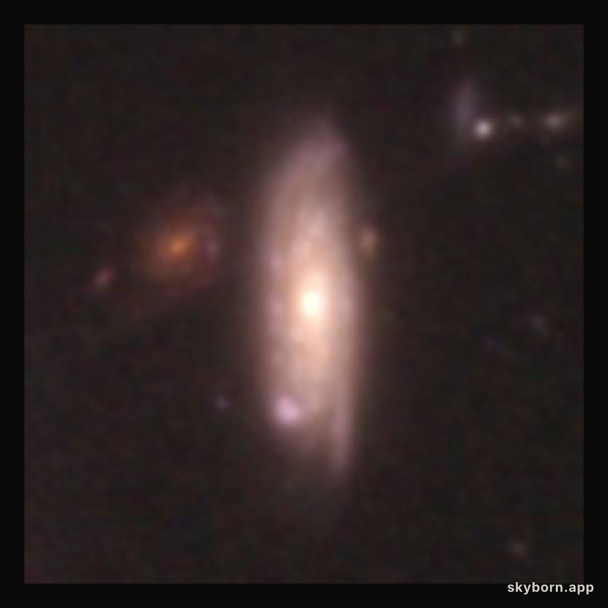 Hubble galaxy at redshift z = 0.26