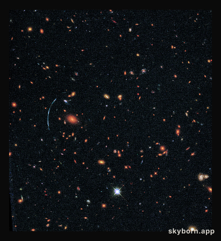Wide field image of galaxy cluster SDSS J1110+6459