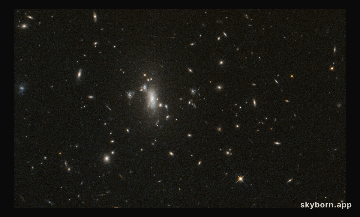 Hubble seeks lensed supernova, marks 200,000 orbits