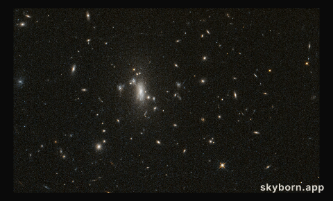 Hubble seeks lensed supernova, marks 200,000 orbits