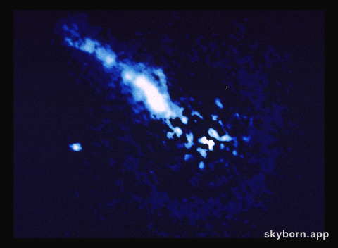 Braided galactic jet