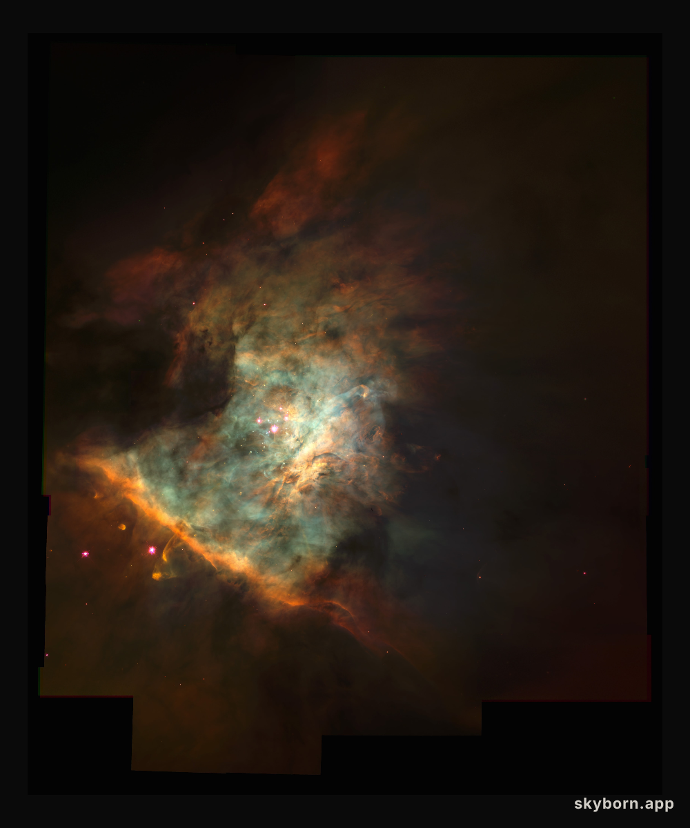 The Center of the Orion Nebula