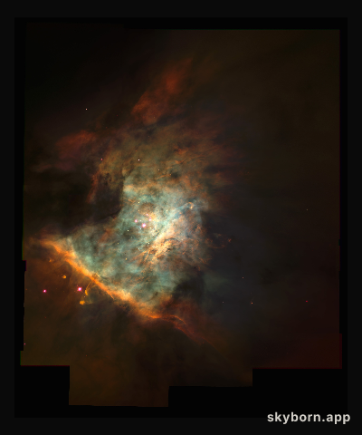 The Center of the Orion Nebula