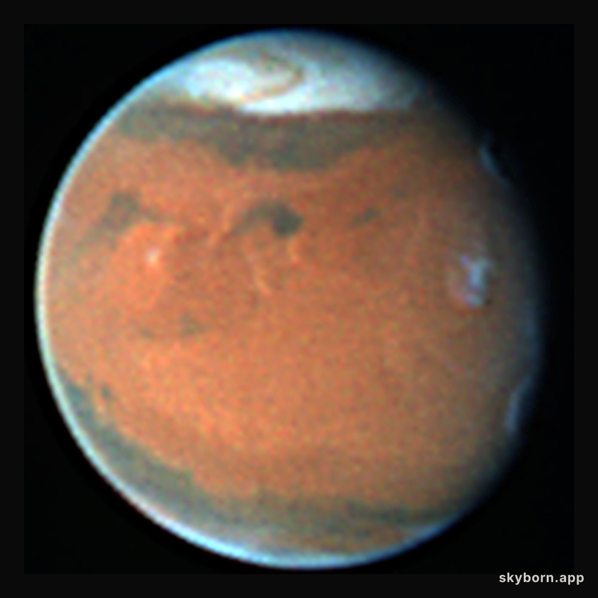 Mars in December 1996