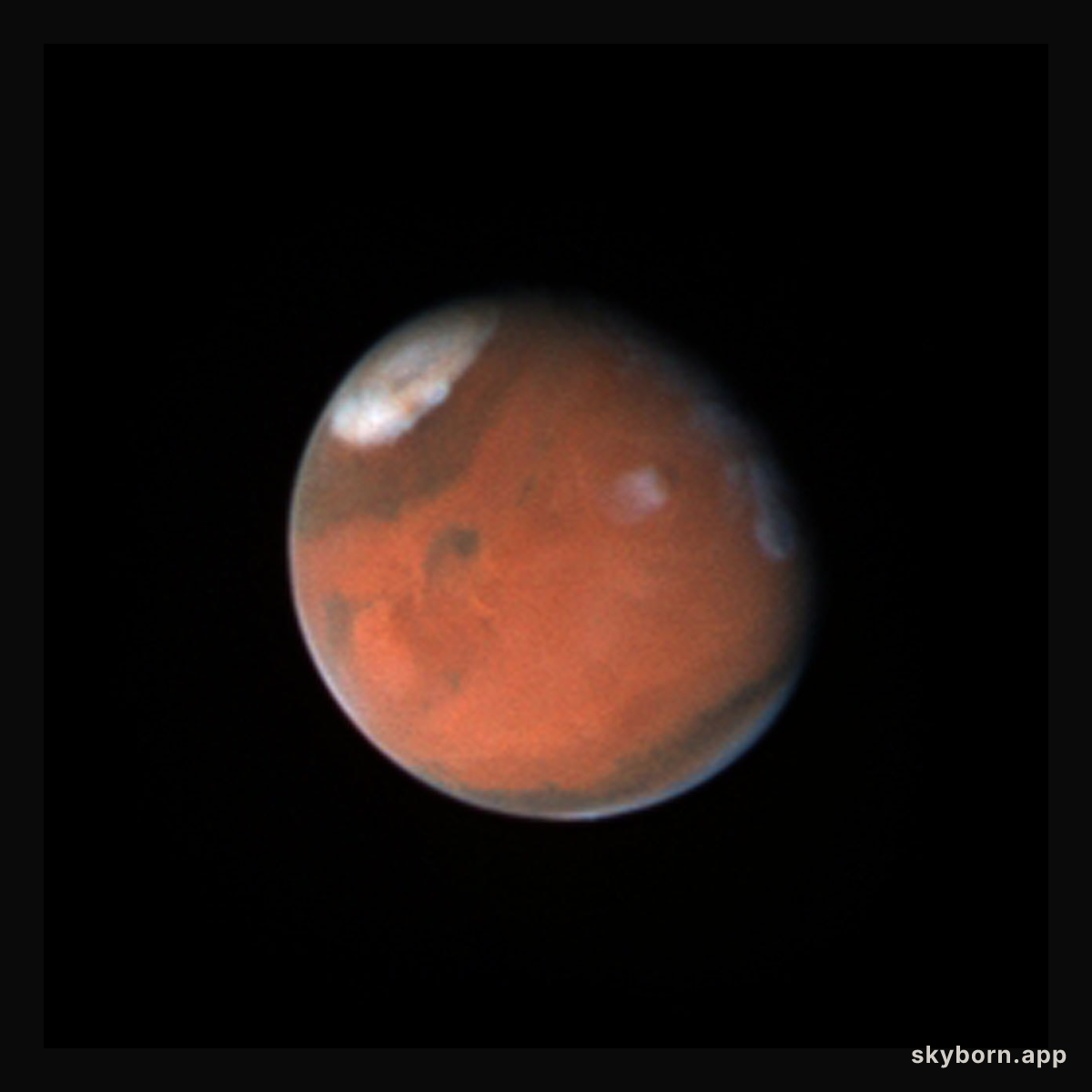 Mars in November 1996