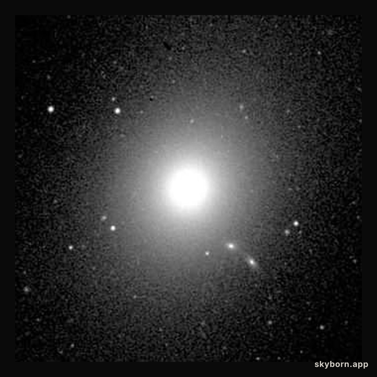 Interacting galaxy (ground-based image)