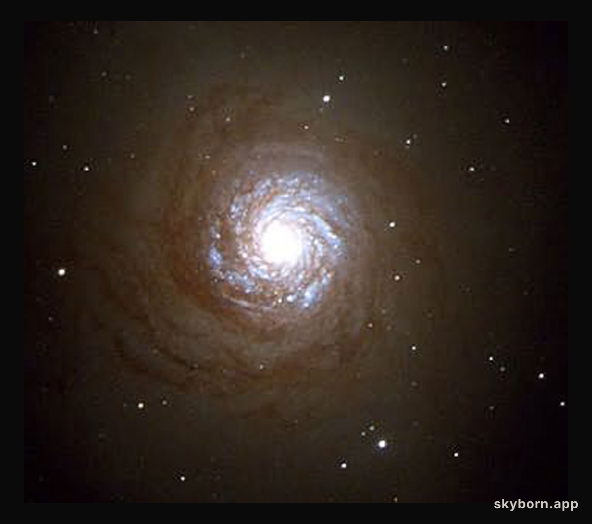 Central region of our HST image of NGC 7252
