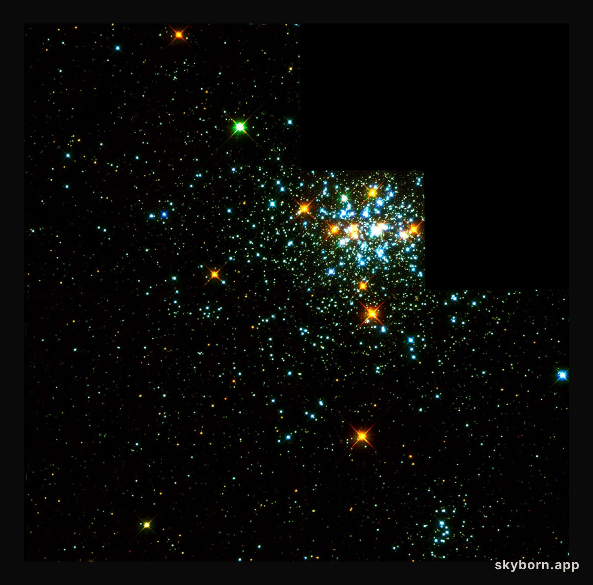 Hot White Dwarf Shines in Young Star Cluster