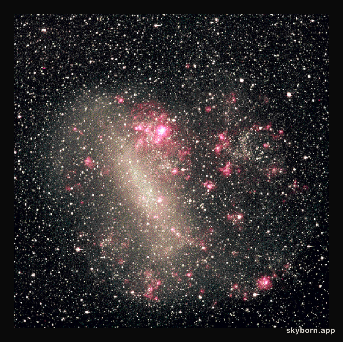 Hot white dwarf shines in young star cluster (Ground based view of the area containing NGC 1818)