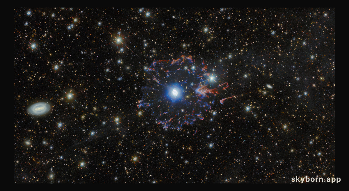 Euclid and Hubble's view of Cat's Eye Nebula