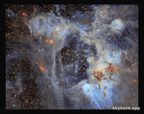 A superbubble scene