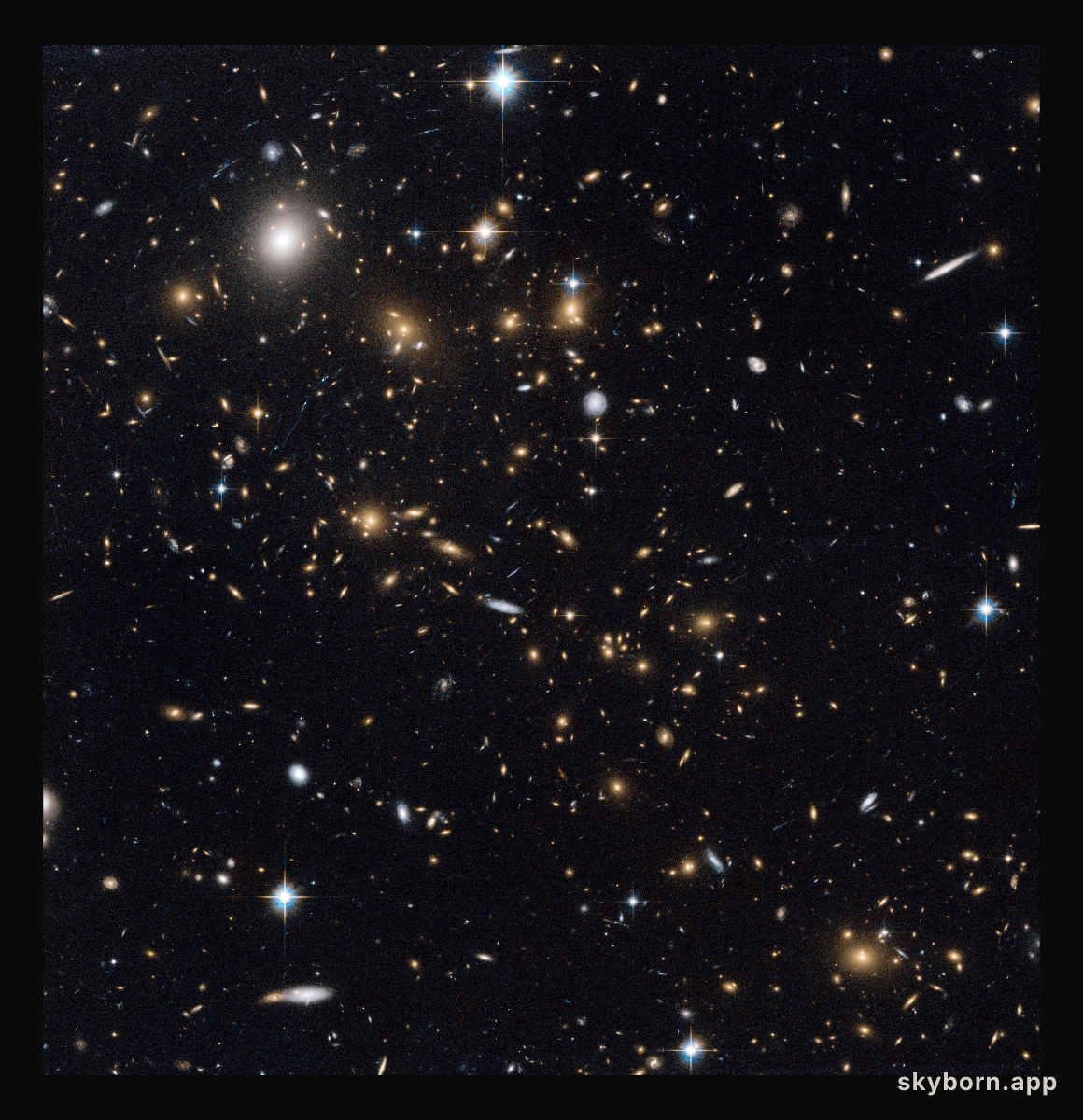 A snowstorm of distant galaxies