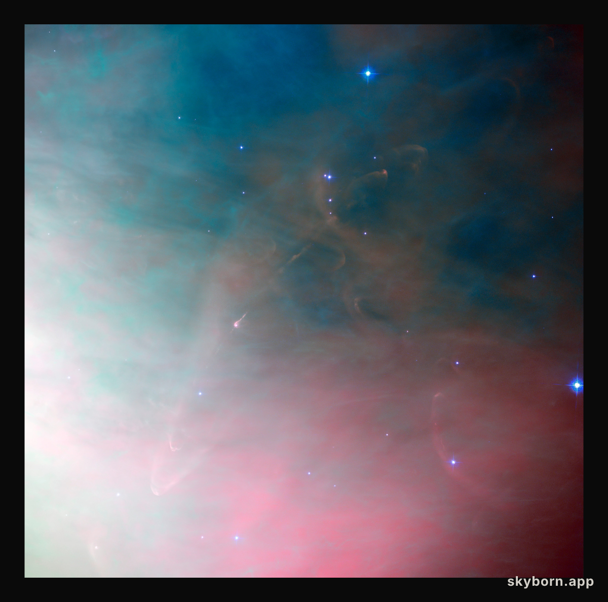 Star formation fireworks in Orion