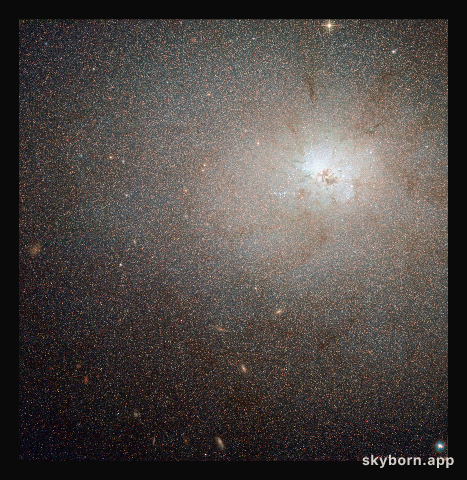 A deceptively quiet galaxy