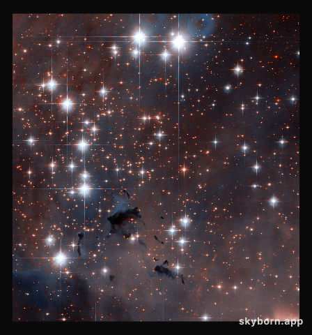 Stellar powerhouses in the Eagle Nebula