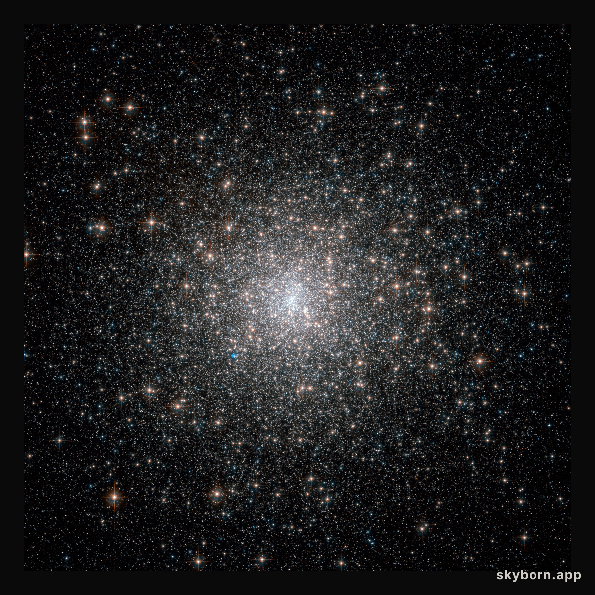Old stars with a youthful glow