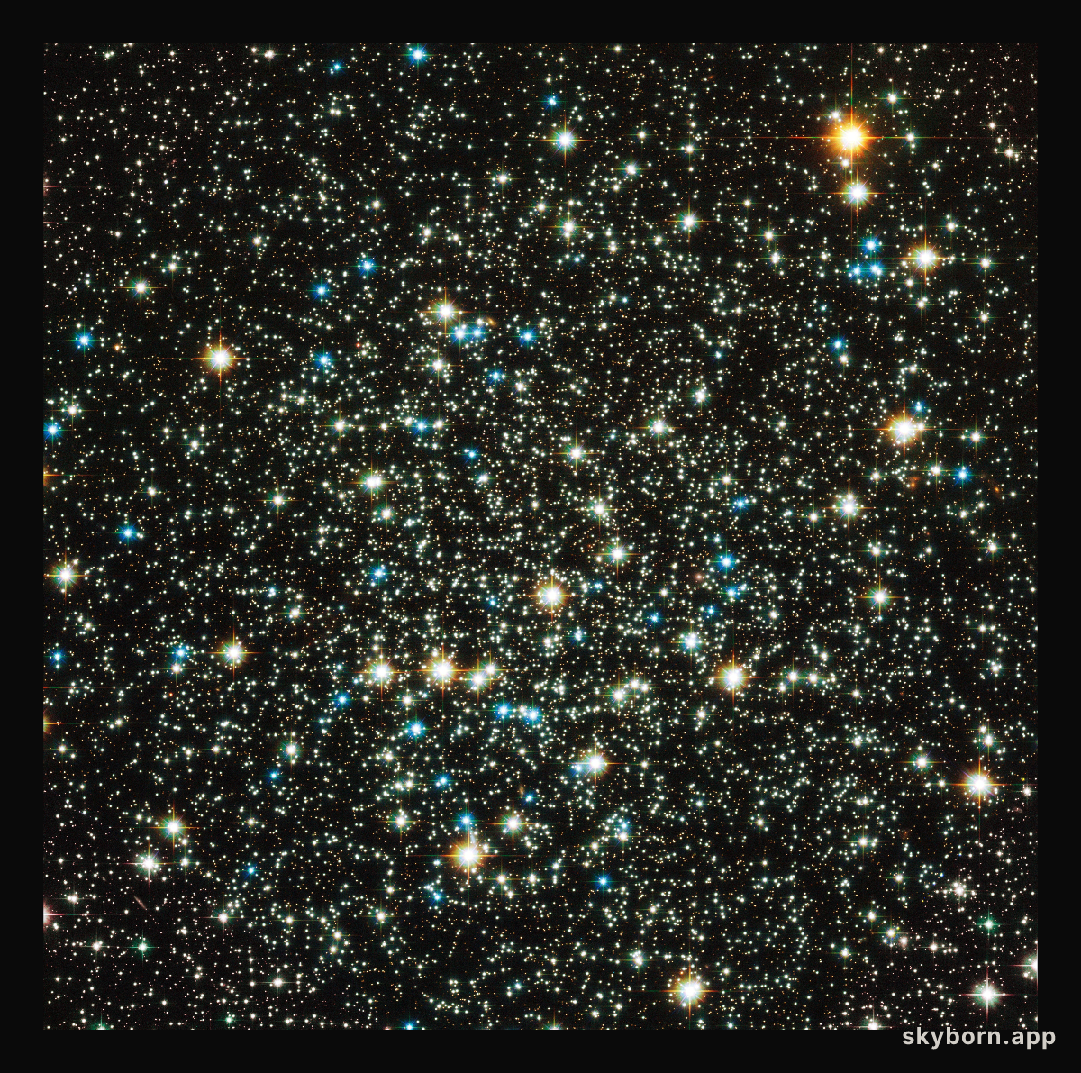 Family of stars breaking up