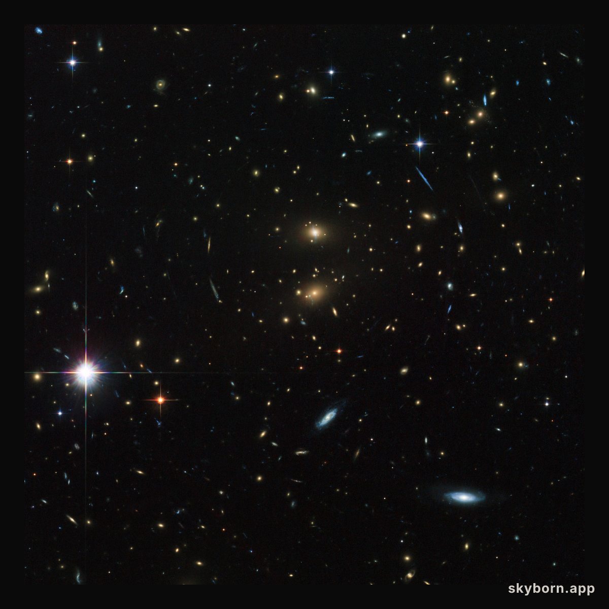 Hubble peers through the looking glass