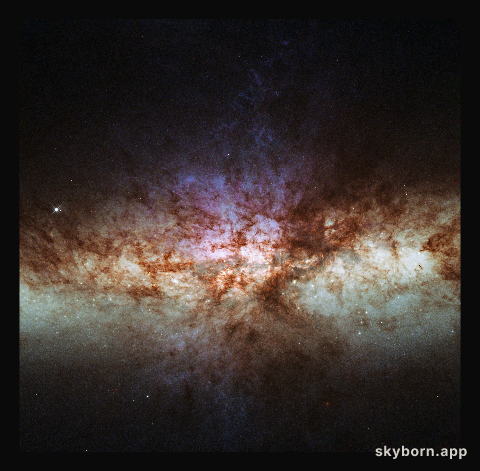 Smoke without fire: a different view of the cigar galaxy