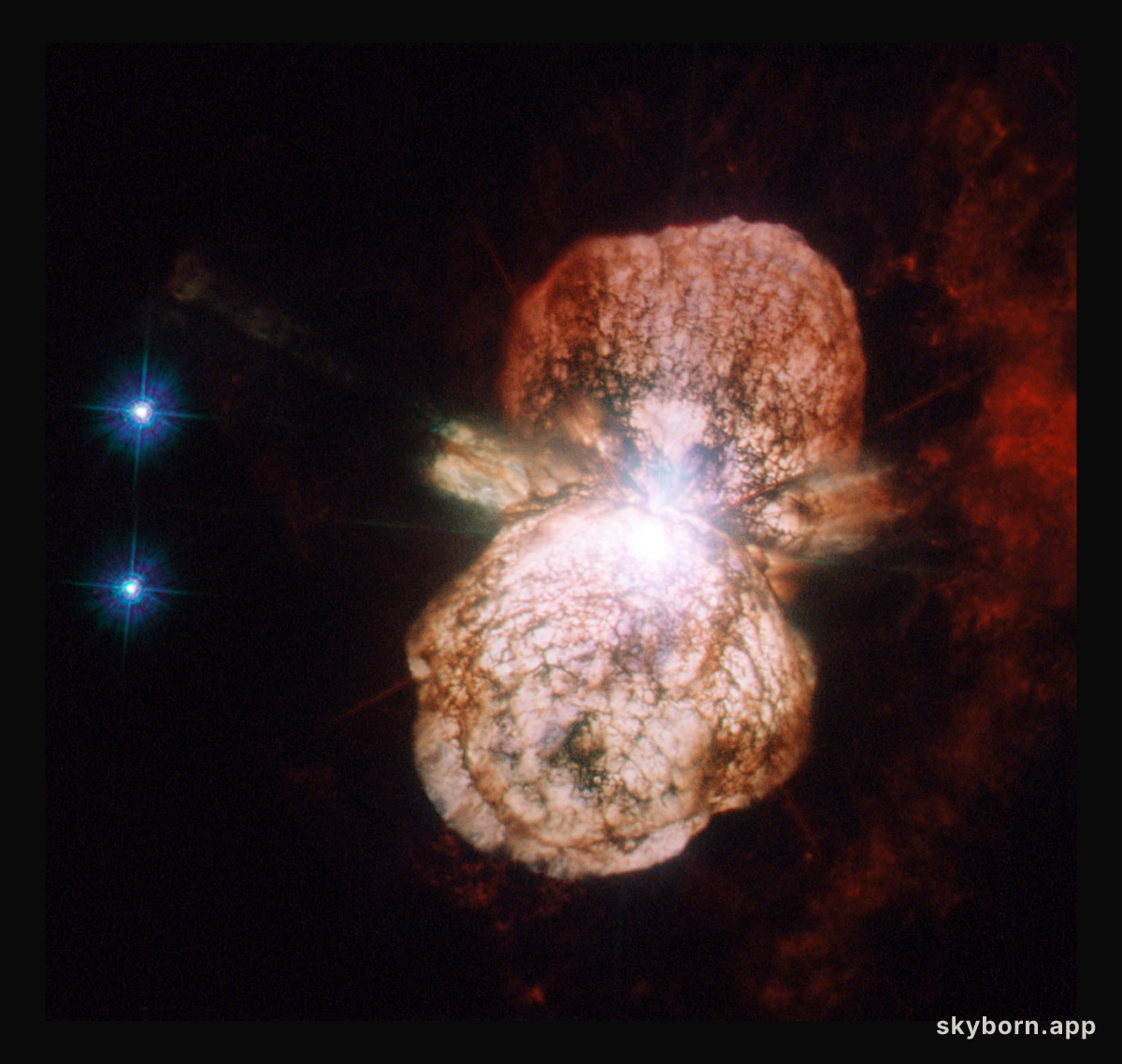 Preview of a forthcoming supernova