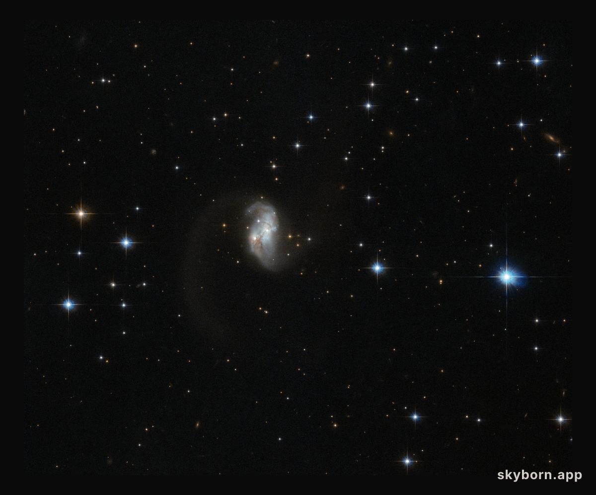 Galactic glow worm