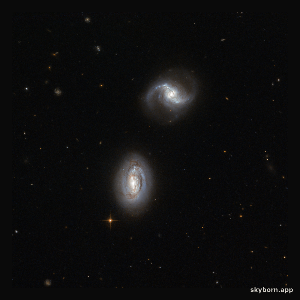 Inseparable galactic twins