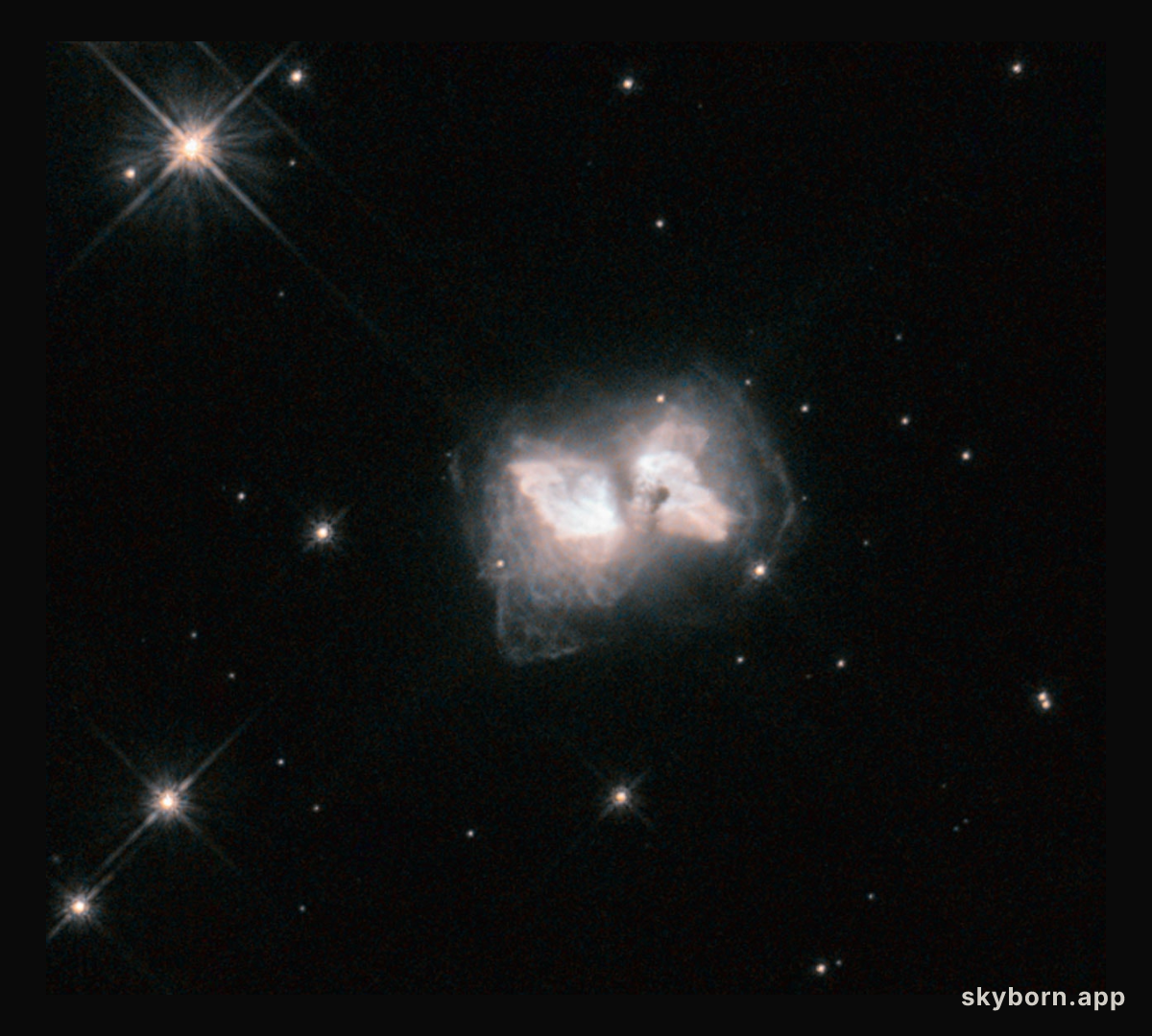 An interstellar butterfly