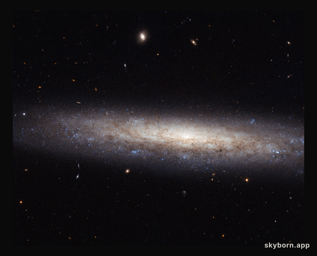 A dusty spiral in Virgo