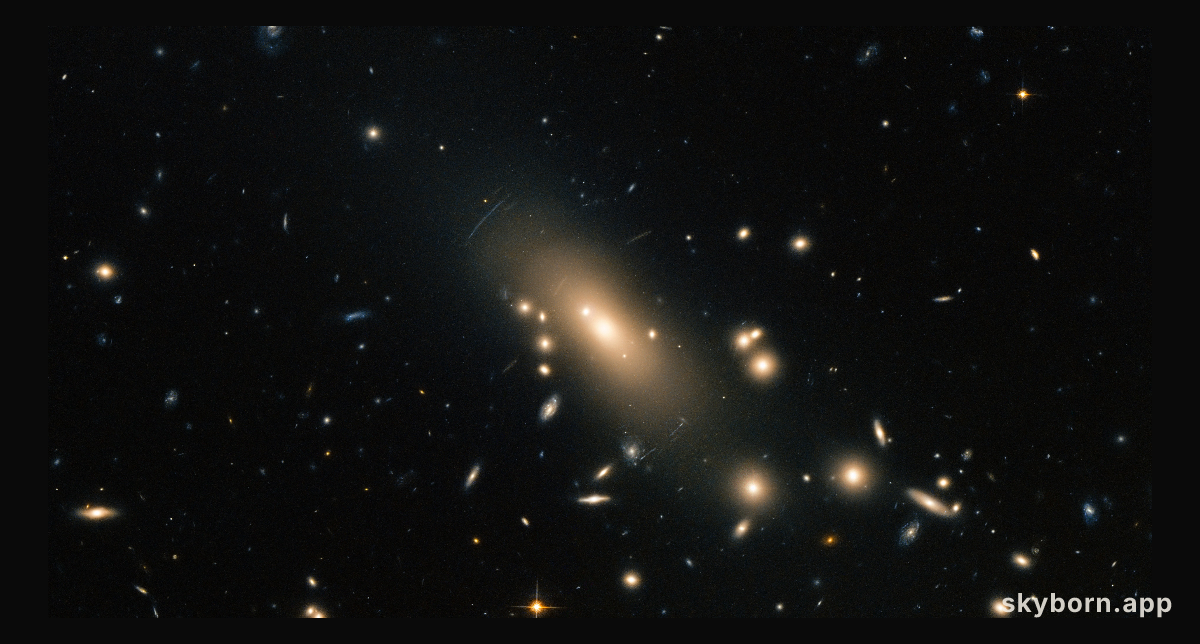 Hubble reveals a super-rich galactic neighbourhood