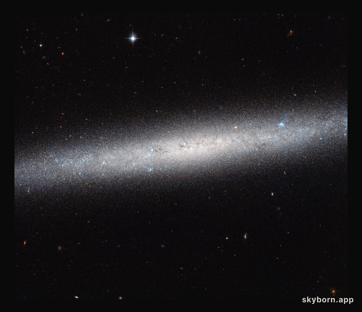 A galaxy on the edge