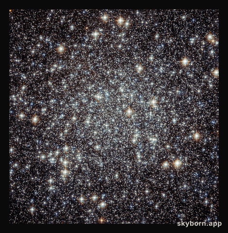 The crammed centre of Messier 22