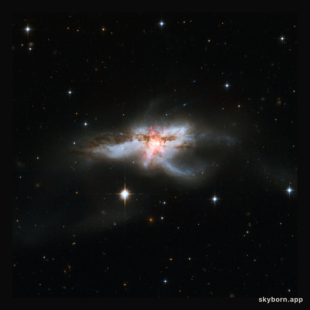 Hubble revisits tangled NGC 6240
