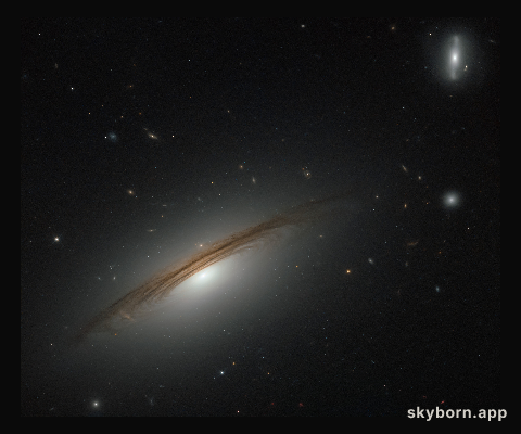 A remarkable galactic hybrid