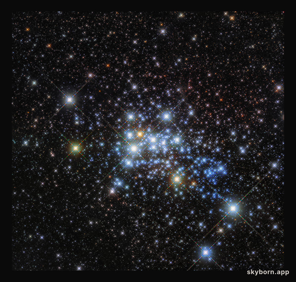 Home to a hypergiant