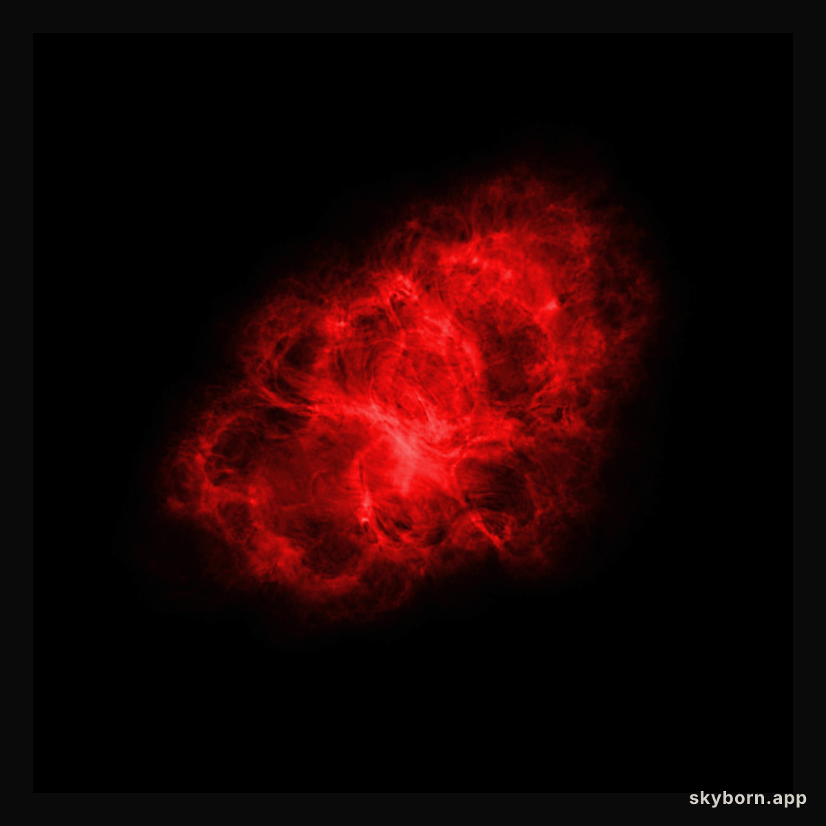Very Large Array (radio) Image of the Crab Nebula