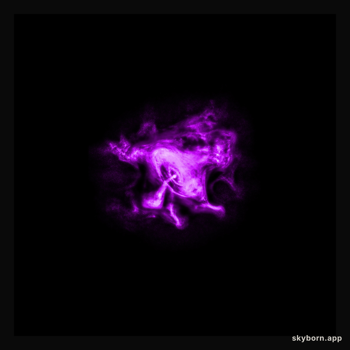 Chandra X-ray Observatory (X-ray) Image of the Crab Nebula