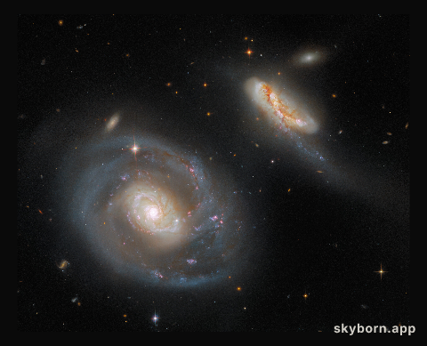 Hubble Captures a Peculiar Galactic Pair
