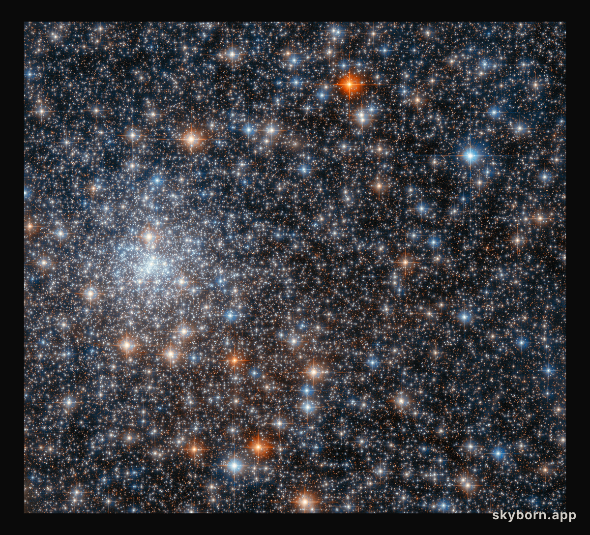 Hubble Spies a Glittering Gathering of Stars