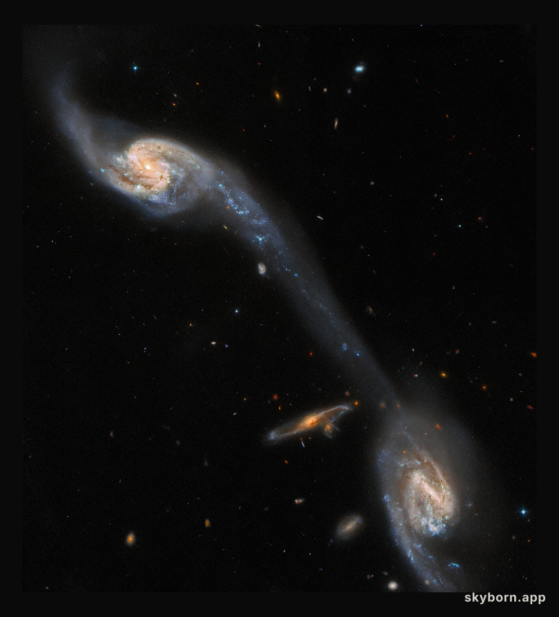 Hubble Inspects A Pair of Space Oddities