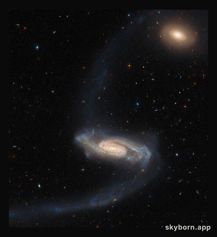 Hubble Spies a Long-Armed Galaxy