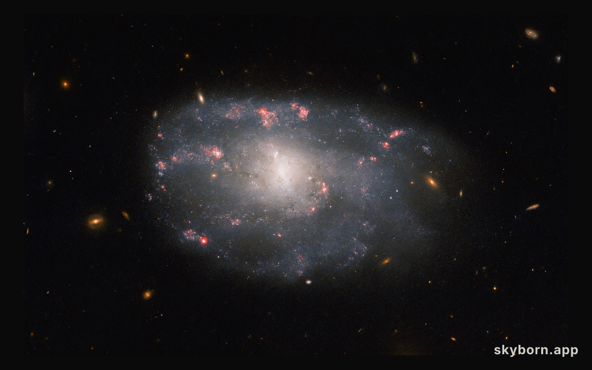 Hubble spies a meandering spiral